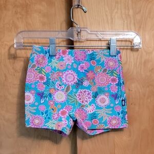 Girls City Threads Floral Swim Short